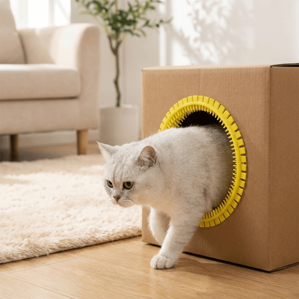House Hair Care - Pet Cat Comb Toy Plastic Cat