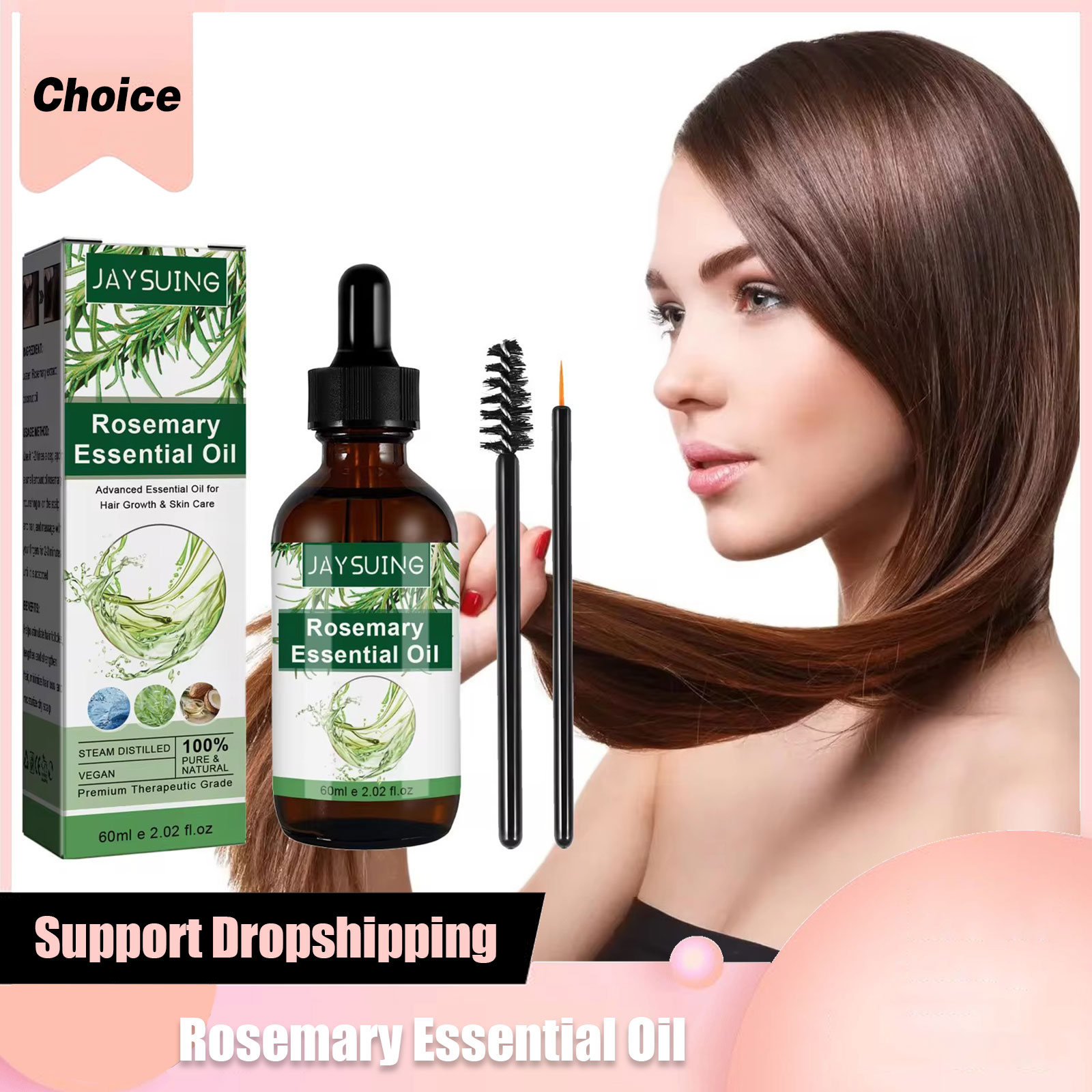 Hair Growth Serum Oil - Rosemary Essential Oil For Hair Growth