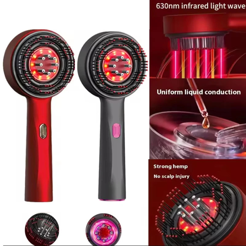 Hair Growth Serum Oil - 3 Modes Electric Vibration Massage Comb