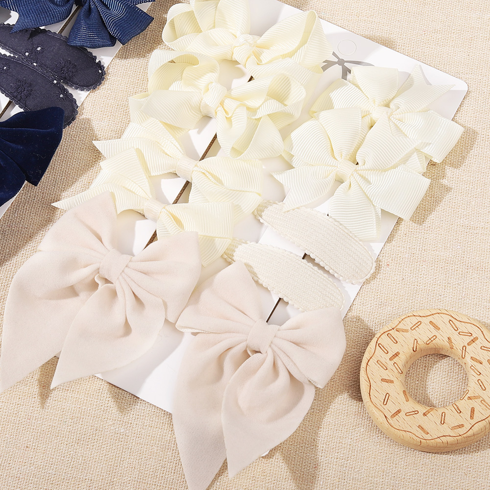 10Pcs/set Bows Hair Clip Set f - Hair Care Gift Set recension och pris