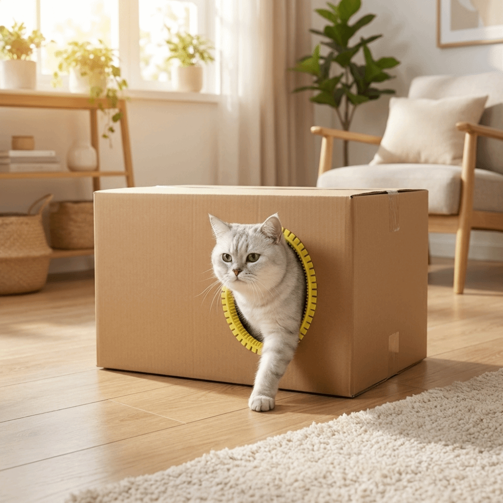 Plastic Cat Tunnel Brush Hair  - House Hair Care recension och pris