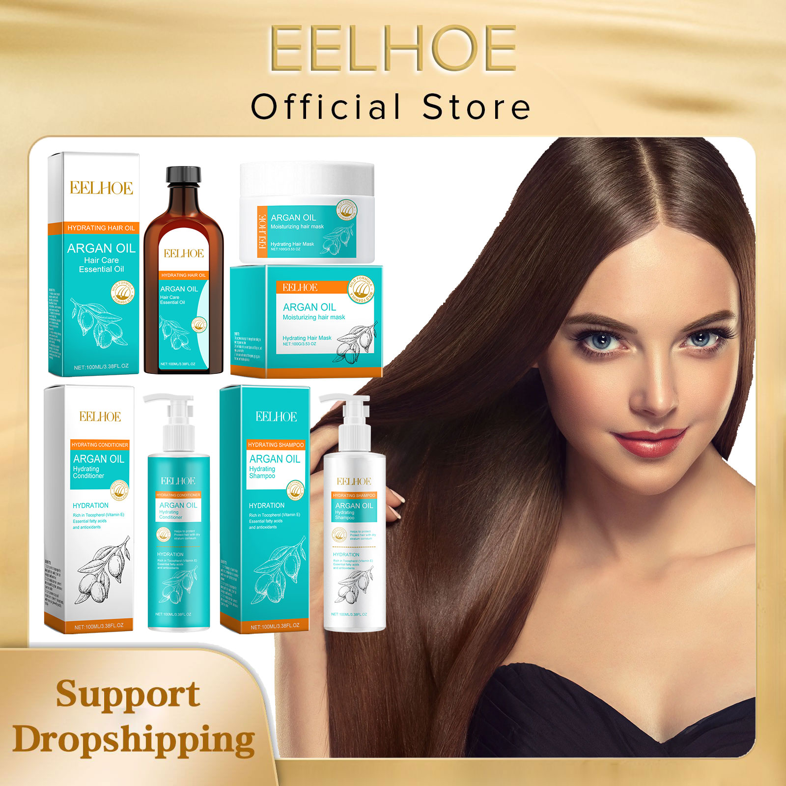 EELHOE Moroccan Argan Oil Kera - Keratin Treatment Set recension och pris