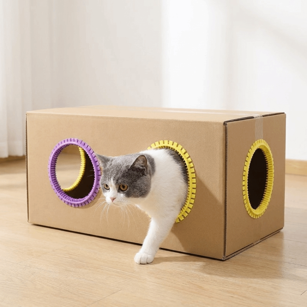Plastic Cat Tunnel Brush Soft  - House Hair Care recension och pris