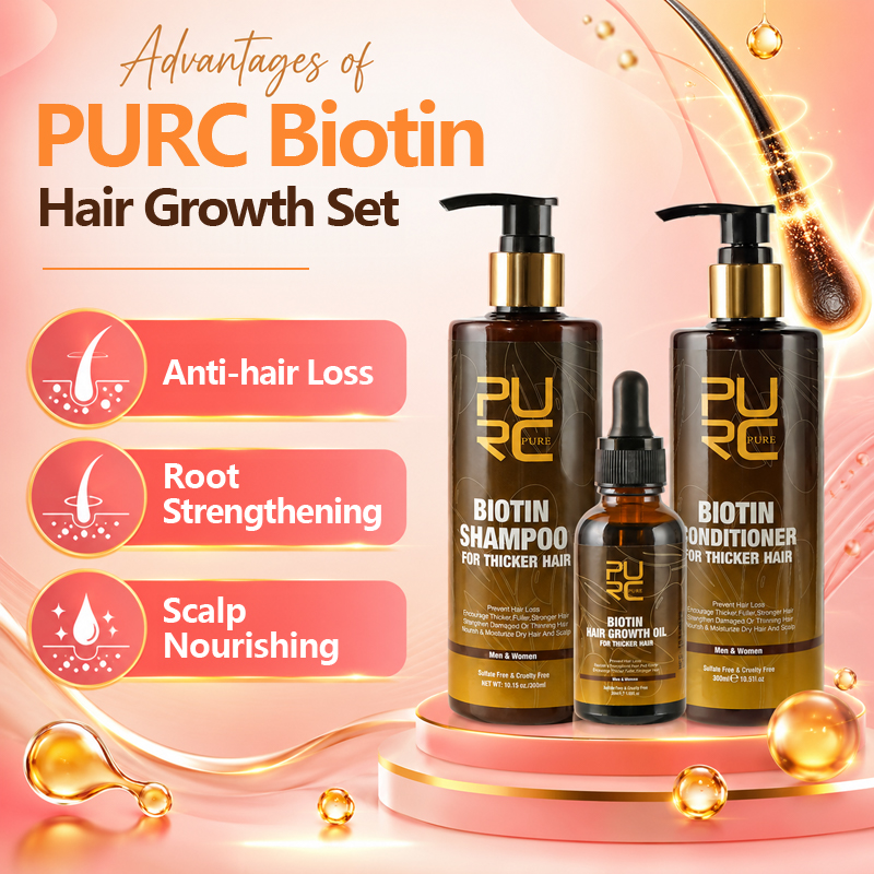 PURC Biotin Hair Growth Oil Sh - Keratin Treatment Set recension och pris